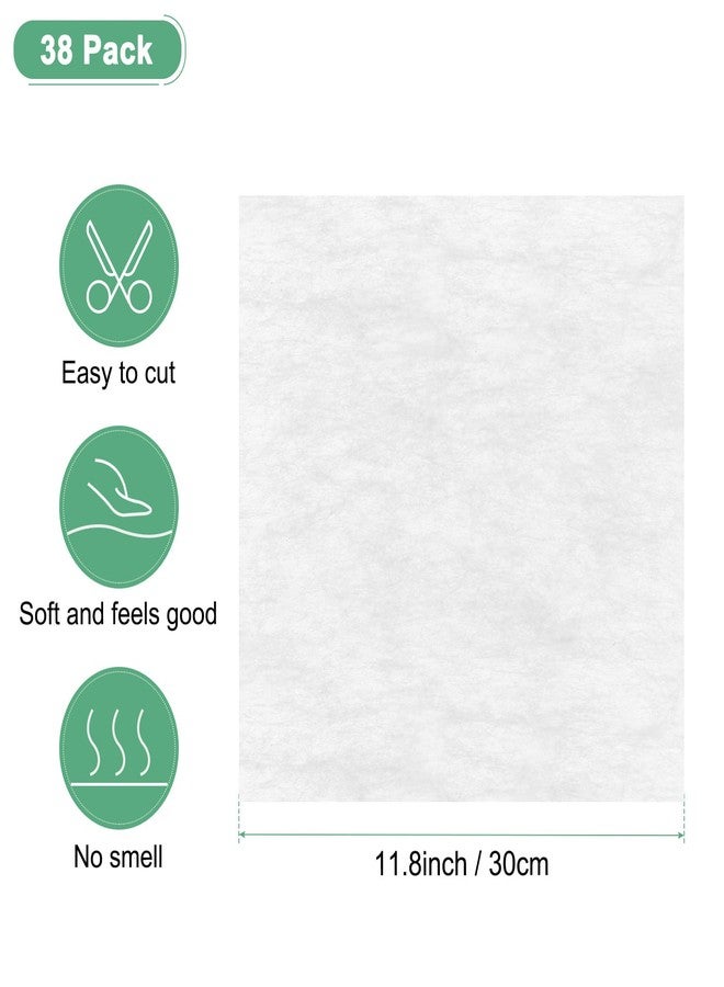 M METERXITY 38-Sheet Korean Cotton Wrapping Flower Paper, 11.8 Inch Waterproof Floral Wrapping Cotton Paper for Bouquets/Gift Packaging [White] - Image 3